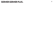 Tablet Screenshot of gernergernerplus.com